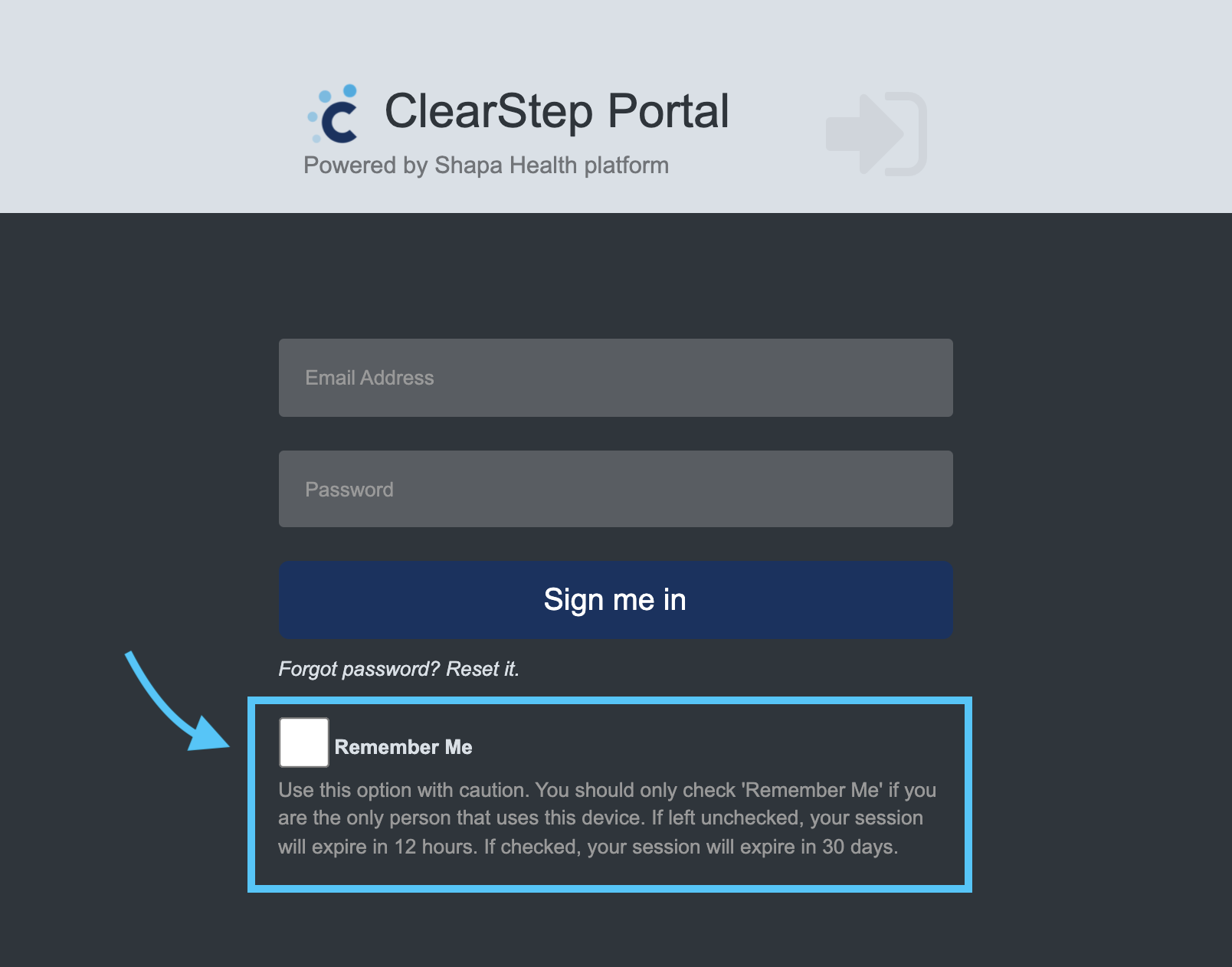 Portal FAQ - MyClearStep